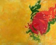 red spot Kunstwerk red spot