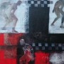 de atleten Kunstwerk de atleten