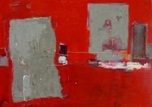 abstract in rood abstract in rood
