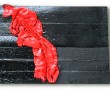 Compositie met zwart en rood Compositie met zwart en rood