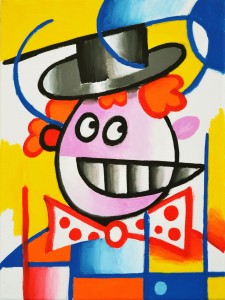 Clown met hoed Clown met hoed