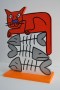 Katgeluk Kunstwerk Katgeluk
