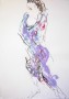 Purple Gown IV Kunstwerk Purple Gown IV