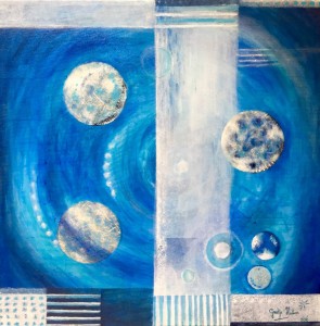Beweging in blauw Beweging in blauw
