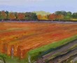 herfst op de dijk Kunstwerk herfst op de dijk