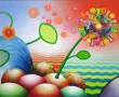 Paletbloem Kunstwerk Paletbloem
