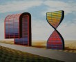 verlaten stad Kunstwerk verlaten stad