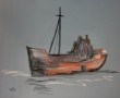 Scheepswrak 2 Kunstwerk Scheepswrak 2