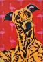 Flamingo Dog Kunstwerk Flamingo Dog