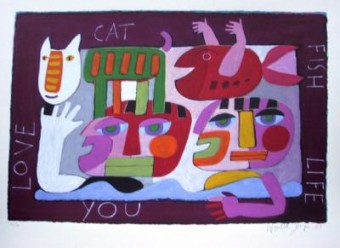 Love You Life, Cat, Fish Love You Life, Cat, Fish