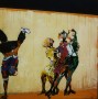 Breakdance and ladies Kunstwerk Breakdance and ladies