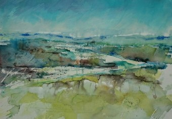 landschap , de omweg landschap , de omweg