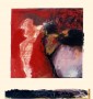 Vrouw en schaap Kunstwerk Vrouw en schaap