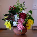 Haar bloemstuk Haar bloemstuk