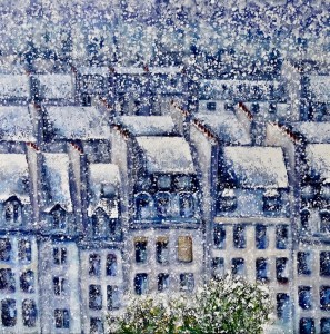 Sneeuw in Parijs