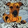 Bright Eyes (on the sofa) Kunstwerk Bright Eyes (on the sofa)