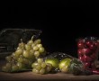 Kunstwerk Modern Times plastic druiven