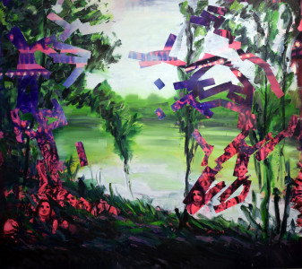 Figures in a landscape Figures in a landscape