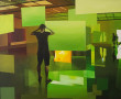 Virgin Screens 02 – Green Kunstwerk Virgin Screens 02 – Green