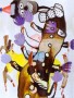 clowns Kunstwerk clowns