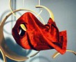 Kleding in de ruimte Kunstwerk Kleding in de ruimte