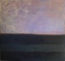 landschap -  zwart/violet Kunstwerk landschap -  zwart/violet