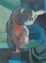 Moeder en kind Kunstwerk Moeder en kind