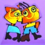 Broer en zus Kunstwerk Broer en zus