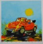 VW cabrio Kunstwerk VW cabrio