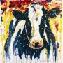 koe rood Kunstwerk koe rood