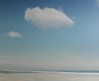 Strand met wolk (Zeeland) Kunstwerk Strand met wolk (Zeeland)