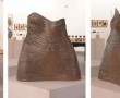 bevroren jurk / bronskleur Kunstwerk bevroren jurk / bronskleur