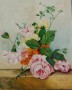 stilleven:De geknakte bloem Kunstwerk stilleven:De geknakte bloem