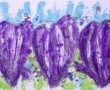 Tulpen Paars (40x60) Kunstwerk Tulpen Paars (40x60)