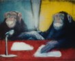Kunstwerk 2 monkeys