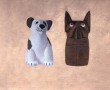 Twee hondjes. Kunstwerk Twee hondjes.