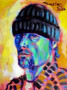 Zelfportret - origineel op paneel Kunstwerk Zelfportret - origineel op paneel