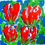 Tulpen Rood (70x70) Tulpen Rood (70x70)
