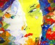 vrouw in gedachte Kunstwerk vrouw in gedachte