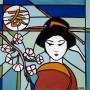 Japanse vierjaar -getijden voorjaar Kunstwerk Japanse vierjaar -getijden voorjaar