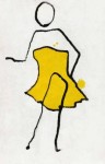 Geel jurkje Geel jurkje