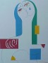 ZWART WIT KLEUR Kunstwerk ZWART WIT KLEUR