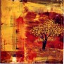 herfstboom Kunstwerk herfstboom