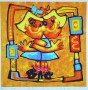 Tweeling Kunstwerk Tweeling