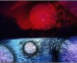 Red sky '80 Kunstwerk Red sky '80