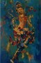 Thaise danseres Kunstwerk Thaise danseres