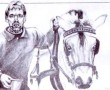 Potloodtekening Kunstwerk Potloodtekening