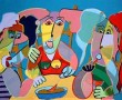 De aardappeleters 2 Kunstwerk De aardappeleters 2