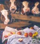 Koeien en appels Kunstwerk Koeien en appels