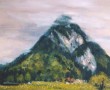 Zwitsers landschap Kunstwerk Zwitsers landschap